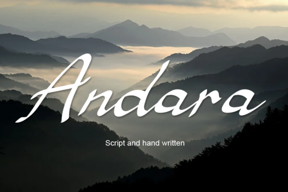 Andara: The Elegant Handwritten Font Worth Trying