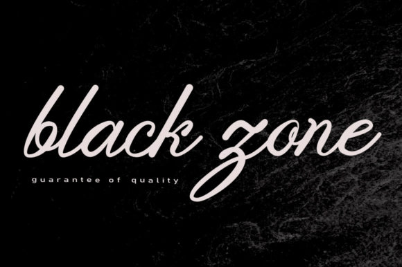 Black Zone Font – A Versatile Script Typeface for Creative Projects