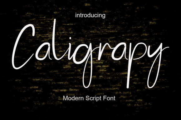 Caligrapy: The Script Font That Brings Elegance to Every Design