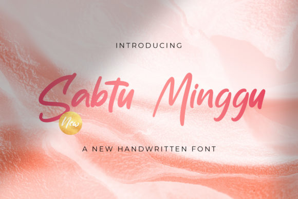 Discover the Elegance of Sabtu Minggu Font