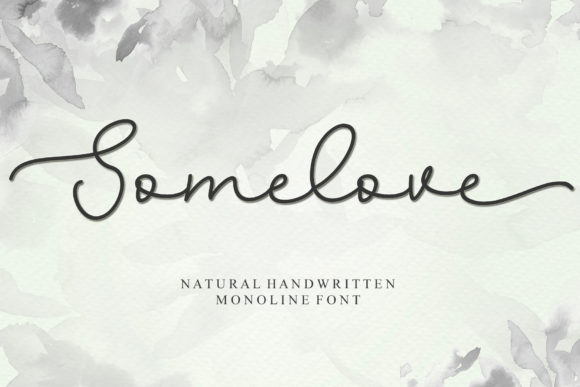 Somelove: A Handwritten Font That Feels Effortless
